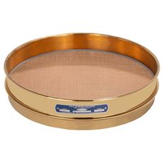 12in Sieve, All Brass, Half-Height, No.12