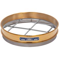 12in Sieve, Brass/Stainless, Half-Height, 3in