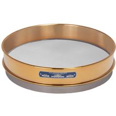 12in Sieve, Brass/Stainless, Intermediate-Height, No.140