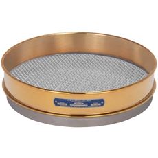 12in Sieve, Brass/Stainless, Intermediate-Height, No.5