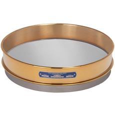 12in Sieve, Brass/Stainless, Intermediate-Height, No.500