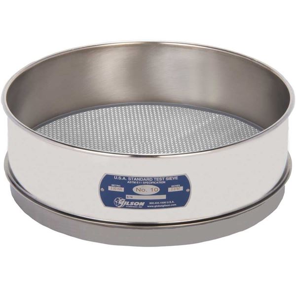 12in Sieve, All Stainless, Full-Height, No.12