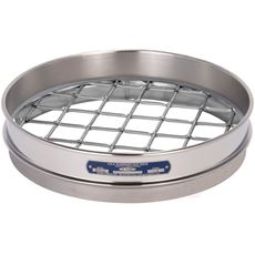 12in Sieve, All Stainless, Half-Height, 1-1/4in