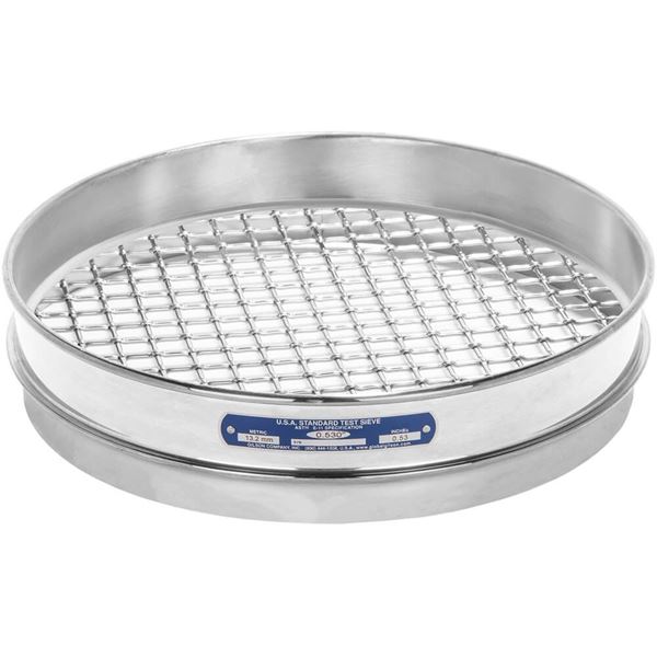 12in Sieve, All Stainless, Half-Height, 5/8in