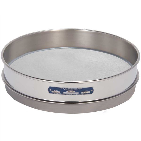 12in Sieve, All Stainless, Intermediate-Height, No.45