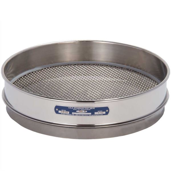 12in Sieve, All Stainless, Intermediate-Height, No.5