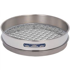 12in Sieve, All Stainless, Intermediate-Height, 3/8in