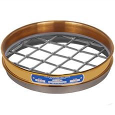 8in Sieve, Brass/Stainless, Half-Height, 1-3/4in