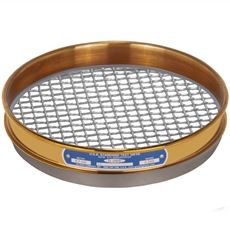 8in Sieve, Brass/Stainless, Half-Height, 5/16in