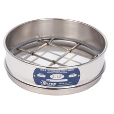 8in Sieve, All Stainless, Full-Height, 2in