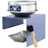 Clean-N-Stor Attachment for SS-8R Sieve Shaker shown with sieve and pan sold separately