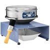 Clean-N-Stor Stand-Alone Unit shown with brush, weighing pan, and sieve (sold separately)